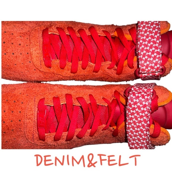 Nike Air Lunar Force 1 Hi SP Undefeated Shoe | Color: University Red | PRELOVED! - Picture 11 of 13